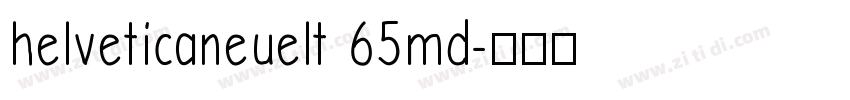 helveticaneuelt 65md字体转换